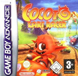 Cocoto Kart Racer box art for GameBoy Advance
